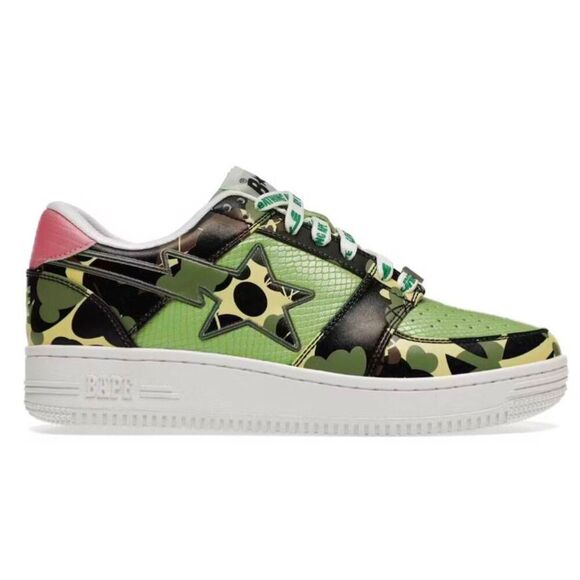 BAPESTA Mo' Wax x Unkle x Bapesta Low M2 'Original Heads' Size 7.5 - Picture 1 of 12